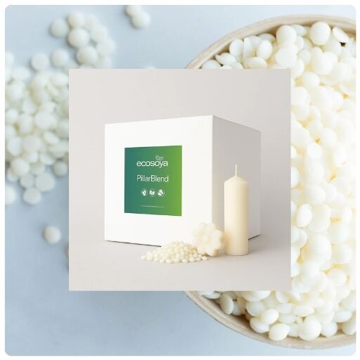 EcoSoya pillar blend candle soy wax for pillar and mold candle making