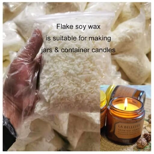 Granular hard soy candle wax 101 flakes for mold and pillar candle making 1kg Granular hard soy candle wax 101 flakes for mold and pillar candle making 1kg