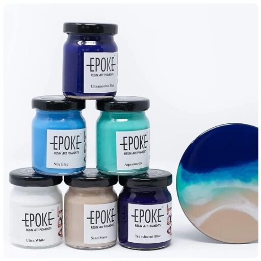Ocean Effect Kit Art Resin Pigments for epoxy resin wave and sea effect artwork