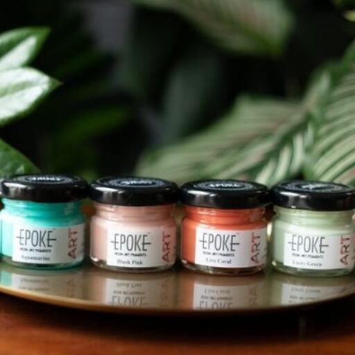 Pastel POP Mini Pigment Kit with soft pastel colors for resin art, Jesmonite projects, candle making, and DIY crafts