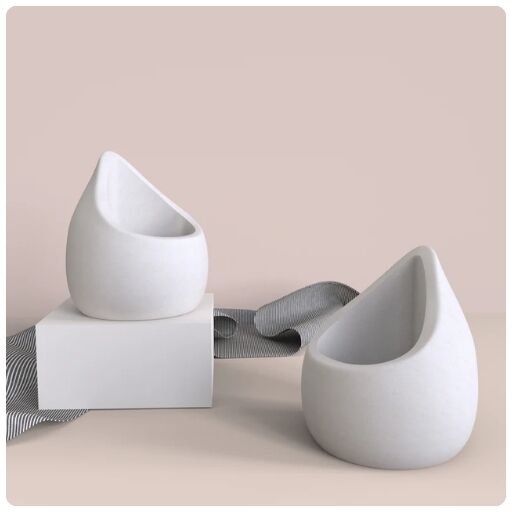 Waterdrop silicone mold for Jesmonite modern decor casting mold