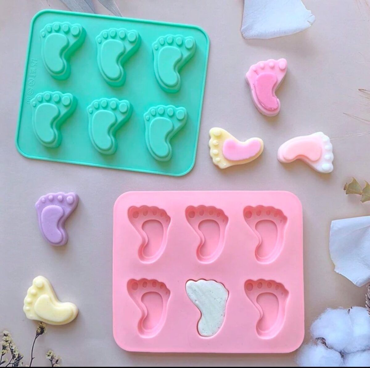 footprint silicone mold for baby feet chocolate candy soap baking footprint silicone mold for baby feet chocolate candy soap baking