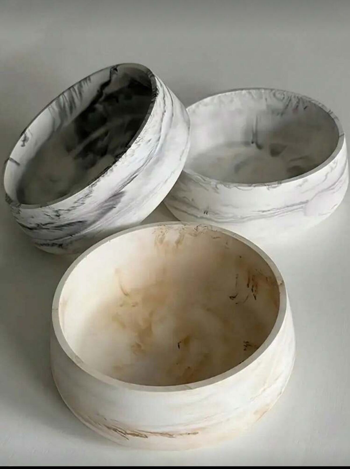 Round cement flower pot mold silicone for gypsum, resin storage bowls, and DIY succulent planters Round cement flower pot mold silicone for gypsum, resin storage bowls, and DIY succulent planters